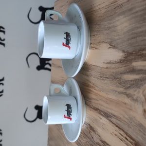 Segafredo cappuccino and espresso cups